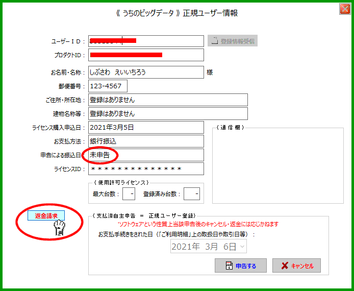 拡大画像表示